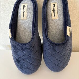 Dearfoam Navy Blue Quilted Size 5-6